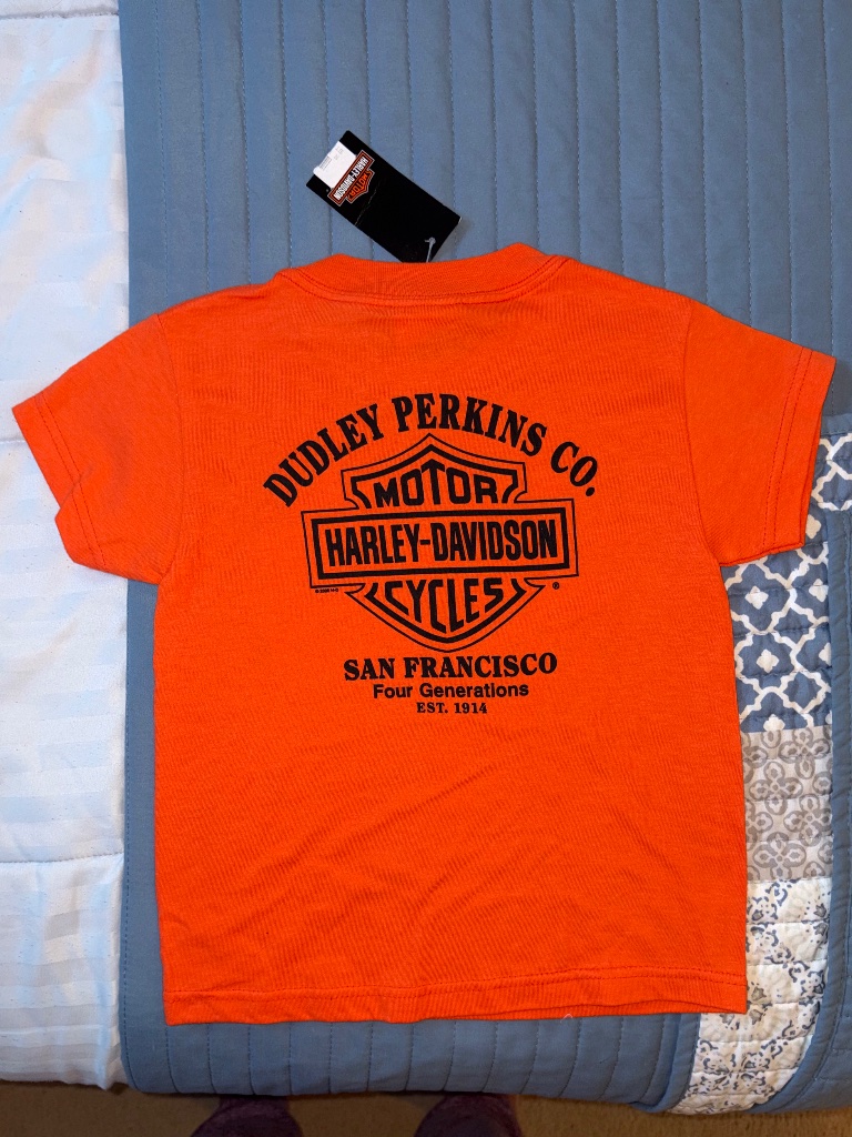 Boys Harley Davidson Tshirt — image 3 of 5